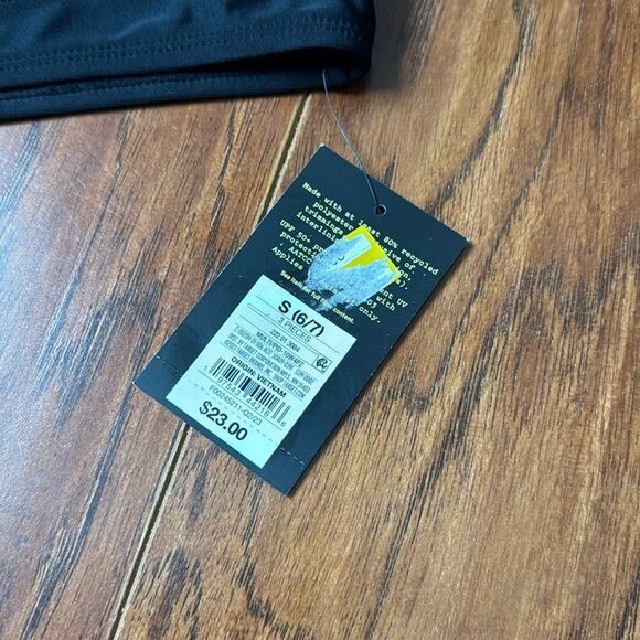 NWT Art & Class Small (6/7) Girl’s Bikini Swim Top Floral Flower Print - Picture 5 of 5